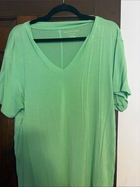 American Eagle Outfitters Womens Soft & Sexy Undershirt in Teal Green